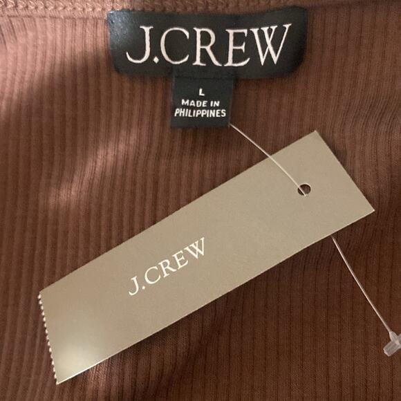 J. Crew Vintage Rib Scrunchie strap 
henley tank top - Picture 10 of 10